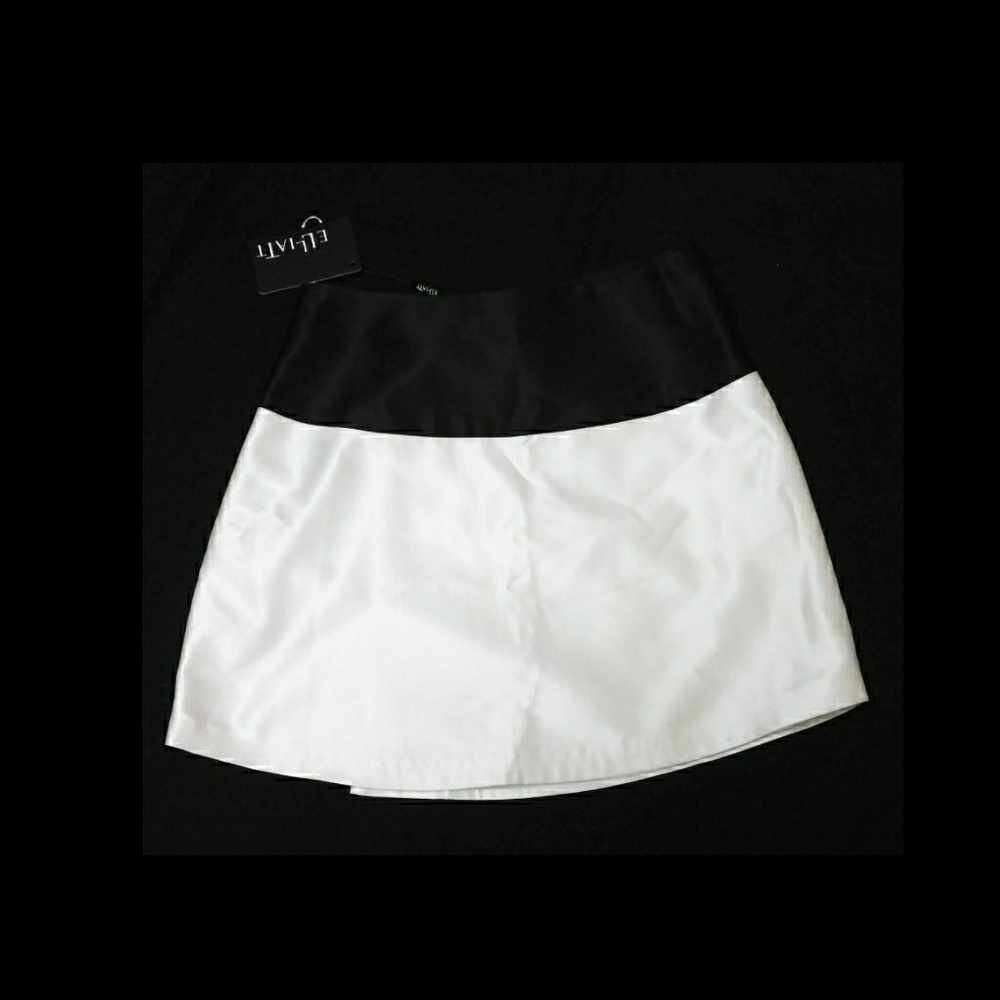 🌟2X HP🌟BOUTIQUE-ELLIATT W & B ASYML MINI SKIRT - Picture 8 of 8